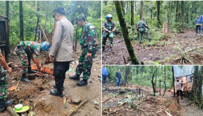 Pimpin Operasi Gabungan, Danramil Sibolangit Amankan 6 Tersangka Narkoba