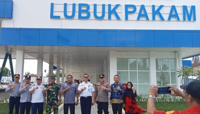 Danramil 0204-06/LP Tinjau Pelaksanaan Uji Coba Terminal B Lubuk Pakam