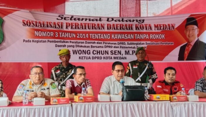 Wong Ingat Bahaya dan Sanksi Pelanggar KTR Saat Gelar Sosperda No.3 Tahun 2014