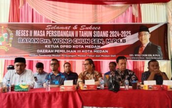 Didampingi Sejumlah OPD, Ketua DPRD Medan Wong : Aspirasi Warga Harus Segera Ditindaklanjut