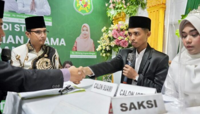 Walikota Medan Rico Waas Jadi Saksi Pernikahan di Lokasi MTQ Ke-58