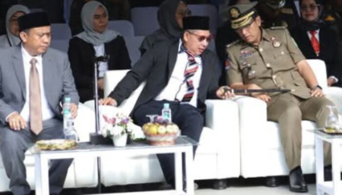 Pimpinan DPRD Medan Hadiri Peringatan HUT Satpol PP Ke-75