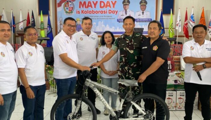 Dandim DS Hadiri Peringatan Mayday di Balairung Pemkab Deli Serdang
