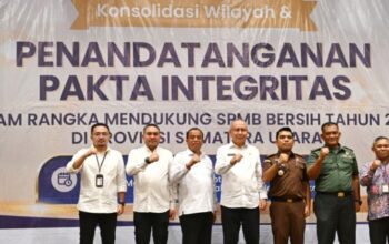Seluruh Kepala Daerah di Sumut Teken Pakta Integritas Wujudkan SPMB Bersih