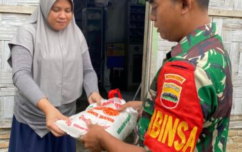 Serda Sarwoto Berikan Bantuan Sembako Pada Kegiatan Sabtu ‘Simpatik’