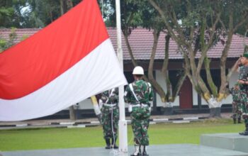Dandim DS Irup Harkitnas Ke-117 Tahun 2025 di Lapangan Makodim 0204/DS