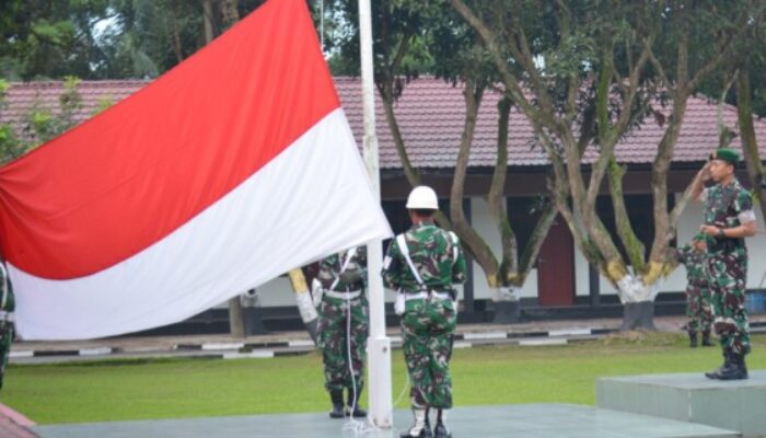 Dandim DS Irup Harkitnas Ke-117 Tahun 2025 di Lapangan Makodim 0204/DS