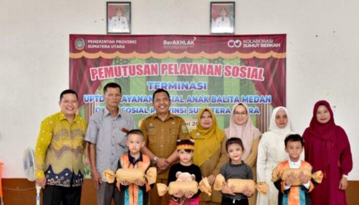 Wisuda 31 Anak PPKS, Sekdis Dinsos Sumut : Bentuk Kehadiran Pemprovsu