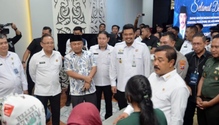 Bobby Bersama Menteri Imipas Launching Autogate di Bandara Kualanamu