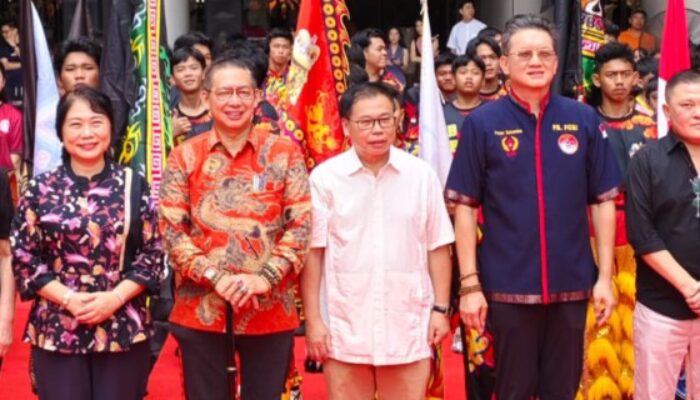 Ketua DPRD Medan Wong Chun Sen Hadiri Kejuaran Barongsai Naga