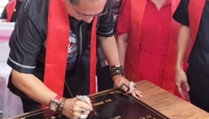Disaksikan Dua Anggota DPRD dan Pengurus Tao Yuan Tang, Wong Resmikan Gedung Baru