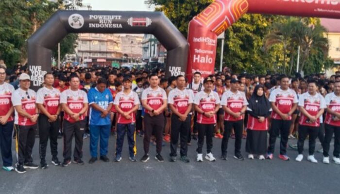 Dandim 0204/DS Hadiri Lari Maraton dalam Rangka HUT Kota Tebingtinggi dan Bhayangkara