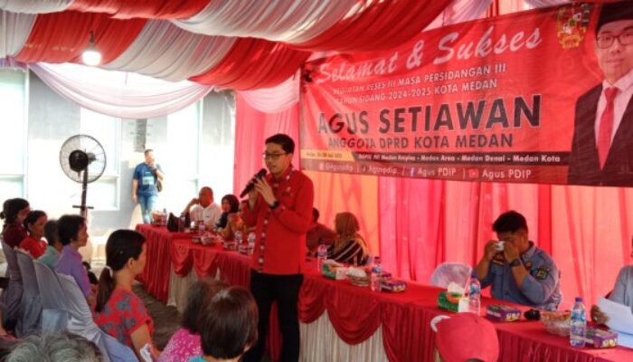 Reses III, Agus Respon Aspirasi Warga Terkait Krisis Air dan Proyek Parit Sampali