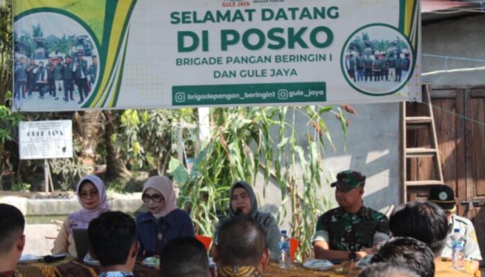 Dandim DS Hadiri Rapat Kunker Kaban SDM Pertanian Penguatan Brigade Pangan