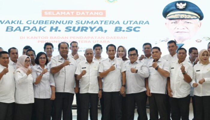 Wagubsu Dorong Bapenda Optimalkan Penerimaan Pajak dan Retribusi Daerah