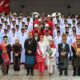 HUT RI ke-80, Gubernur Bersama Wagub dan Sekdaprov Sumut Kompak Pakai Baju Adat