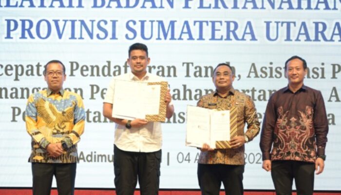 Peluncuran Layanan Peralihan HAT Secara Elektronik, Bobby : Peran Kementerian ATR/BPN Krusial Jaga Stabilitas Keamanan