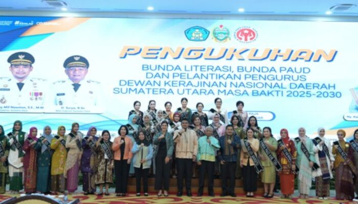 Bobby Kukuhkan Bunda Literasi dan Bunda PAUD Sumut
