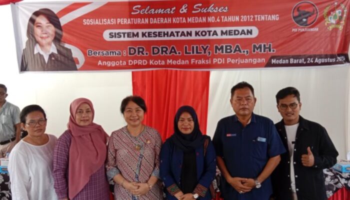 Anggota DPRD Medan Lily Saat Sosperda Ingatkan Periksa Kesehatan Gratis, Laporkan Bila Ada Rumah Sakit Yang Menolak