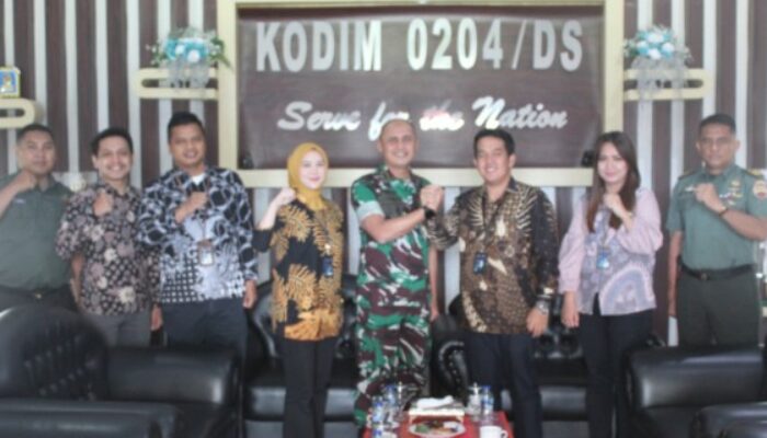 Dandim DS Sambut Kunjungan Silahturahmi Pimpinan BRI Lubukpakam