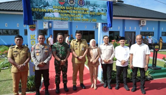 Peluncuran Dapur SPPG Menarhanud 2, Bobby Optimis Target 1.792 SPPG Bisa Tercapai