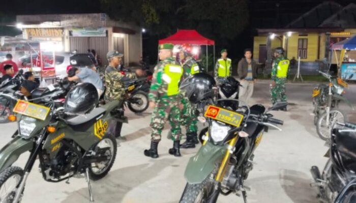 Danramil 16/DMS Pimpin Patroli Motoris Team 7 Kodim DS