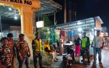 Gandeng PP dan FKPPI, Koramil 09/TM Laksanakan Patroli Pos Kamling