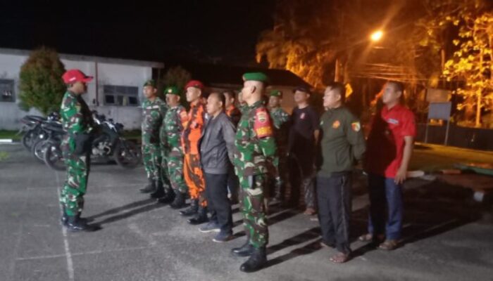 Danramil 21/TJ Pimpin Patroli Pos Kamling