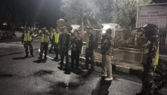 Serma Alfisyah Pimpin Patroli Bersama Koramil Dengan GM FKPPI Tebing Tinggi