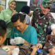 Dandim DS Hadiri Bakti Teritorial Prima Pengobatan Gratis