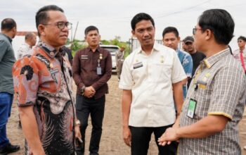 Zaki Tinjau Kolam Retensi Martubung