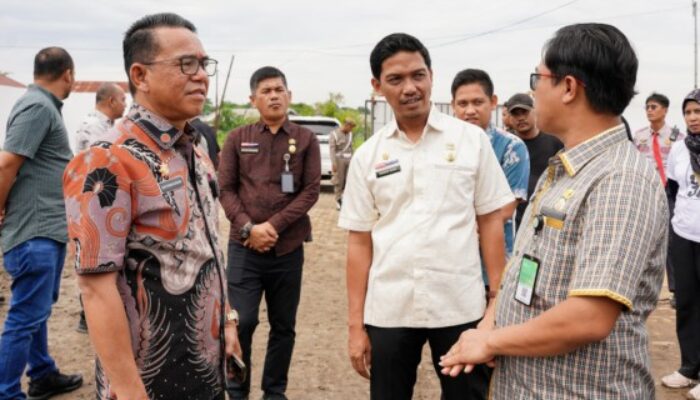 Zaki Tinjau Kolam Retensi Martubung