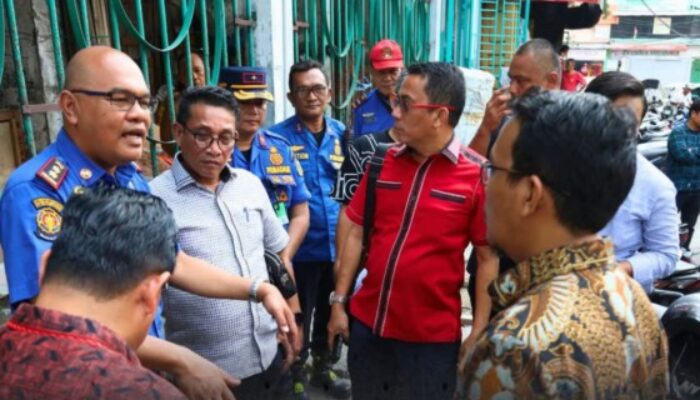 Pansus Damkar DPRD Medan Tinjau Pasar Petisah dan Olympia
