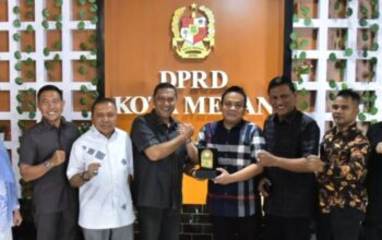 Wakil Ketua DPRD Medan Sambut Kunker Badan Legislasi Banda Aceh