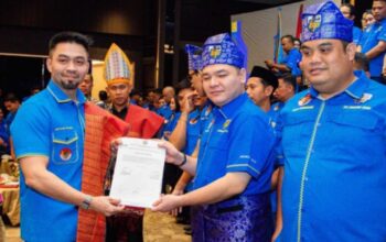 Kepengurusan KNPI Sumut Dilantik, Ini Harapan Ketum KNPI Riano Panjaitan