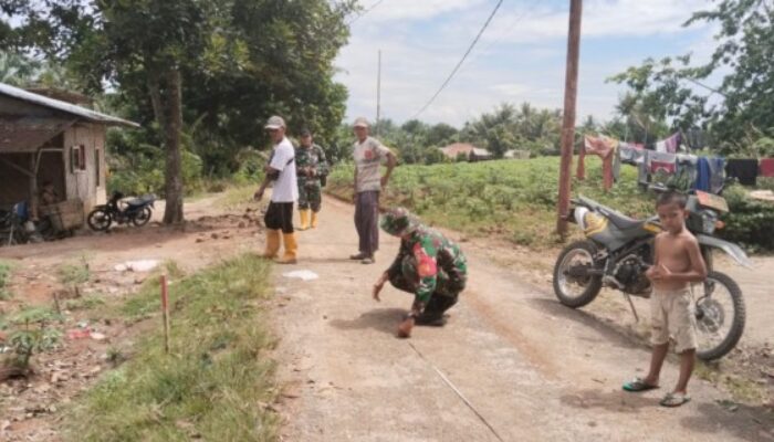 Satgas TMMD Ke-126 Pastikan Pembangunan Jalan Desa Tepat Sasaran