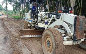 Satgas Kodim 0204/DS Buka Akses Jalan Baru 2,7 Km di Serdang Bedagai