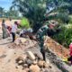 Progress 30% Pembangunan Tembok Penahan Tanah TMMD Kodim DS