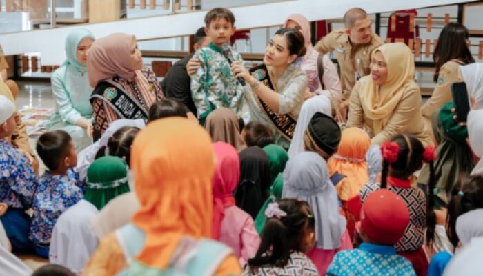 Kahiyang Ajak Anak-Anak Cintai Budaya Lewat Lomba Membatik di Sergai
