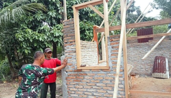 TMMD Kodim 0204/DS Gaspol Pengerjaan RTLH Ediayan