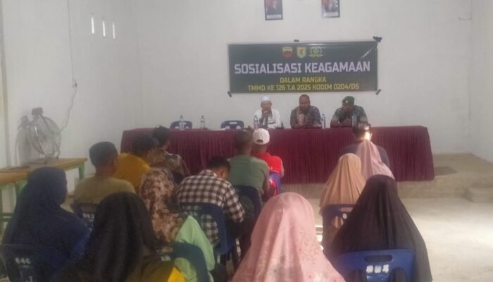 Satgas TMMD Ke-126 Laksanakan Sosialisasi Keagamaan