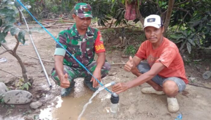 Pengeboran Sumur di Desa Sarang Torop : Air Mengalir Deras, Warga Senang!