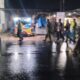 Meski Hujan Tim Patroli Tetap Semangat Melakukan Pemantauan Situasi