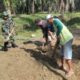 Satgas TMMD Kodim DS dan Warga Blok 10 Kompak Gelar Gotong Royong
