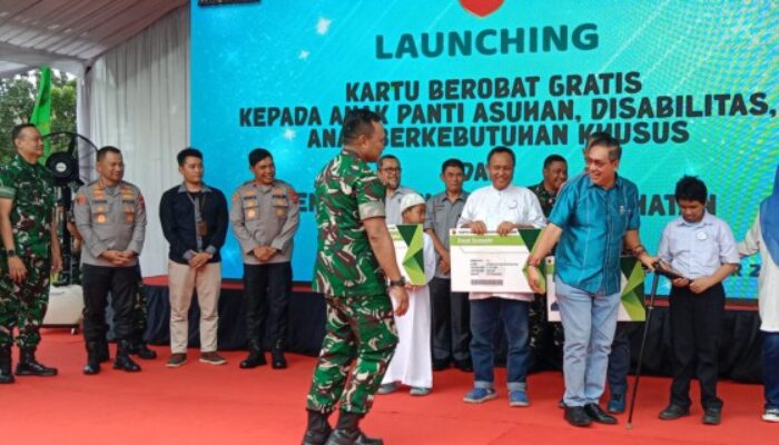 Kodam 1/BB Luncurkan Kartu Berobat Gratis di RS Putri Hijau