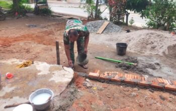 Satgas TMMD 126 Kodim 0204/DS Fokus Pembenahan RTLH Ediyan