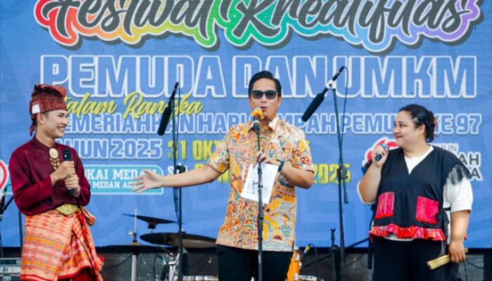Buka Festival Kreatifitas Pemuda dan UMKM, Rico : Melalui Kreatifitas Pemuda Tunjukkan Kontribusi Untuk Pembangunan Kota