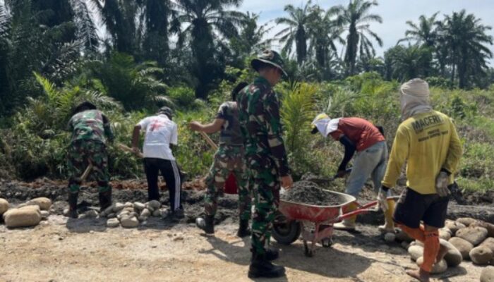Satgas TMMD Kodim DS Akselerasi Pembangunan TPT