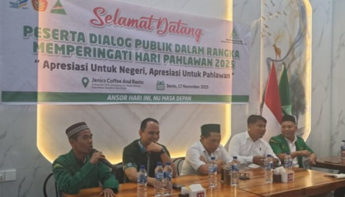 Diskusi Publik PW GP Ansor Sumut Lahirkan Dukungan Penuh Pahlawan Soeharto