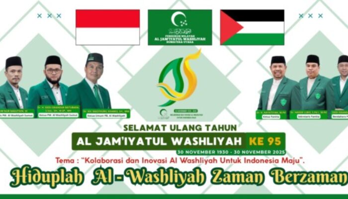 Zikir, Seminar, Donor Darah Hingga Aksi Peduli Palestina Warnai Peringatan HUT ke 95 Al Washliyah di Sumut